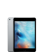 Na obrazie widoczny jest tablet z wyświetlaczem prezentującym kolorowy wzór. Obok znajduje się jego tylna część w kolorze srebrnym.