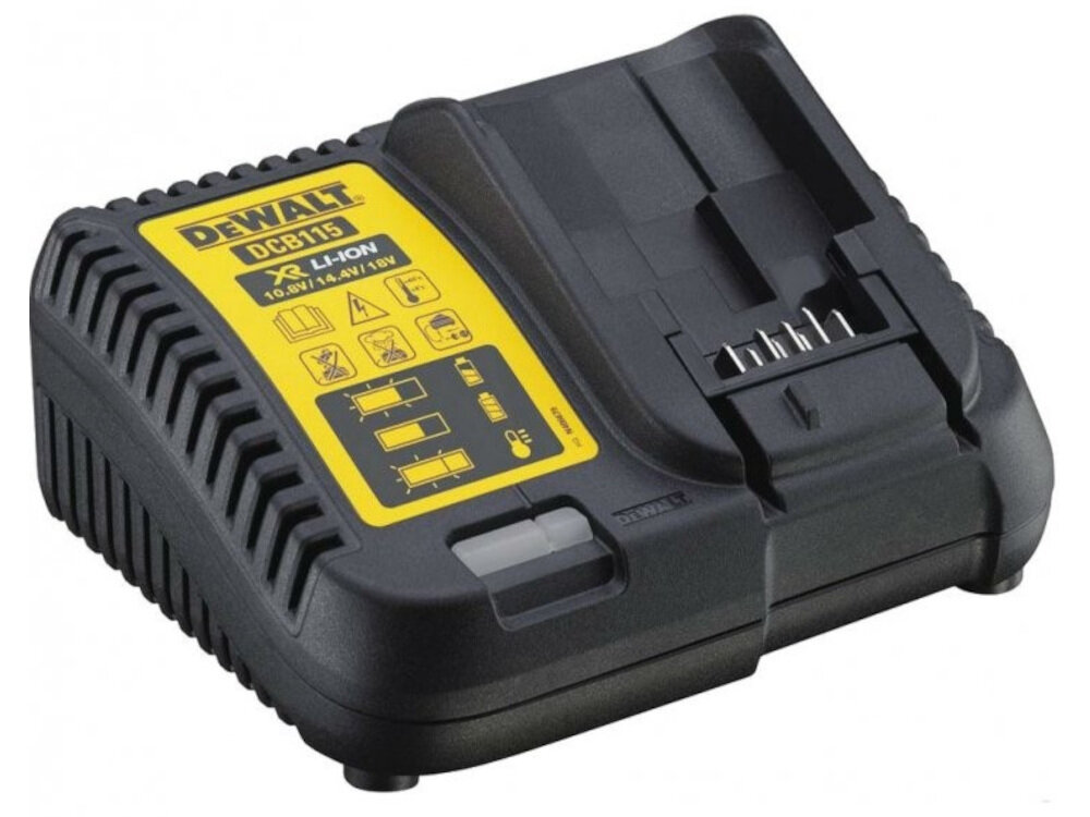 Zestaw Combo DEWALT DCK383P2T ładowarka DCB115P3 ładuje akumulatory DEWALT z serii XR i XR FLEXVOLT