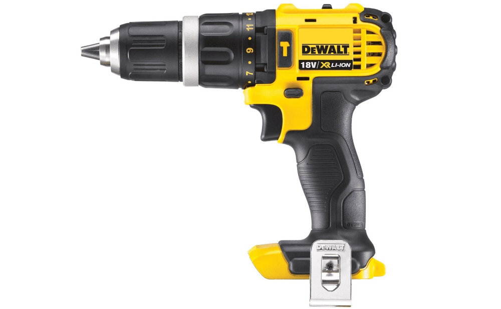 Zestaw elektronarzedzi DEWALT Combo DCK285M2 wszechstronnosc zastosowan w warsztacie w pracach remontowo-budowlanych bezszczotkowy silnik akumlator Li-Ion XR 2,0Ah kontrola pracy 