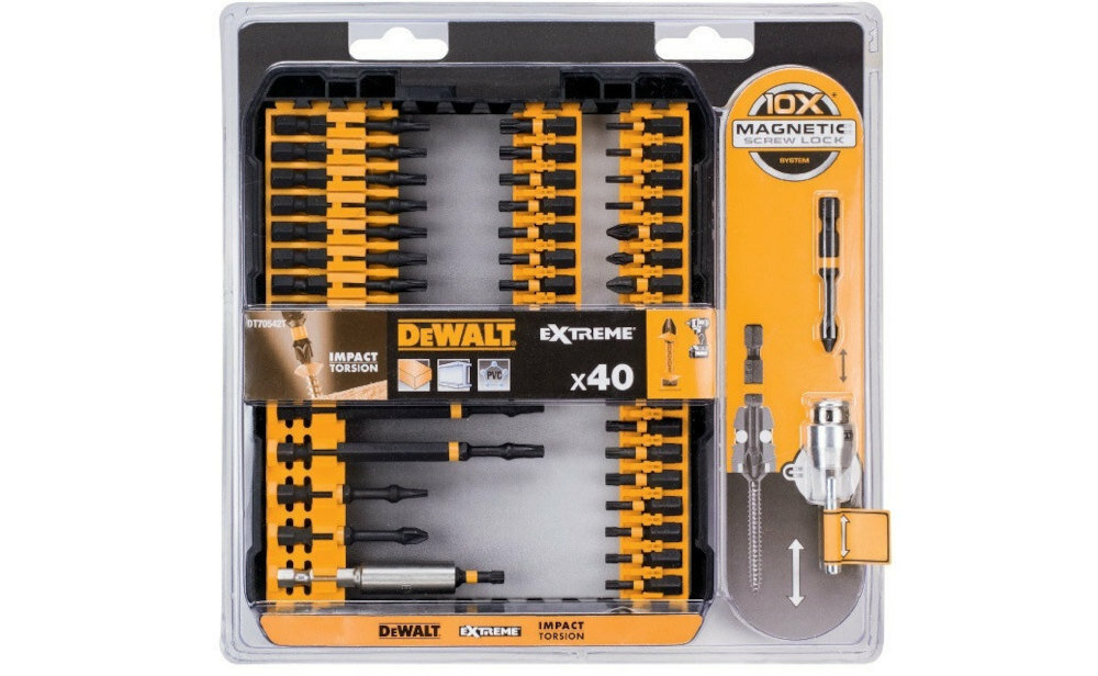 Zestaw bitow DEWALT DT70542T wysoka jakosc wykonanie strefa skretna torsion