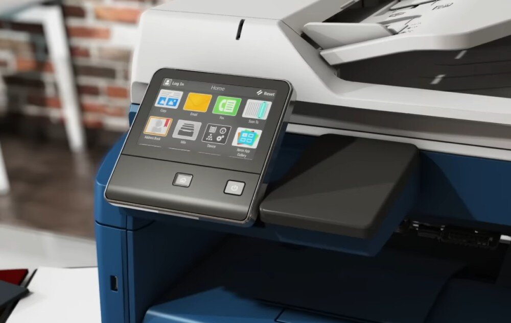 Urządzenie wielofunkcyjne XEROX VersaLink B405V DN obsługa wyświetlacz