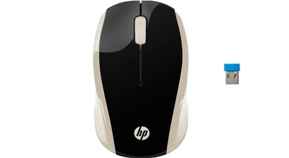Mysz HP 200 bezprzewodowa ergonomiczna wygodna
