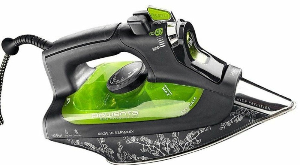 Żelazko ROWENTA DW6010D1 precyzja prasowania efekt uzytkowanie latwosc dziubek kolnierzyki szwy krawedzie