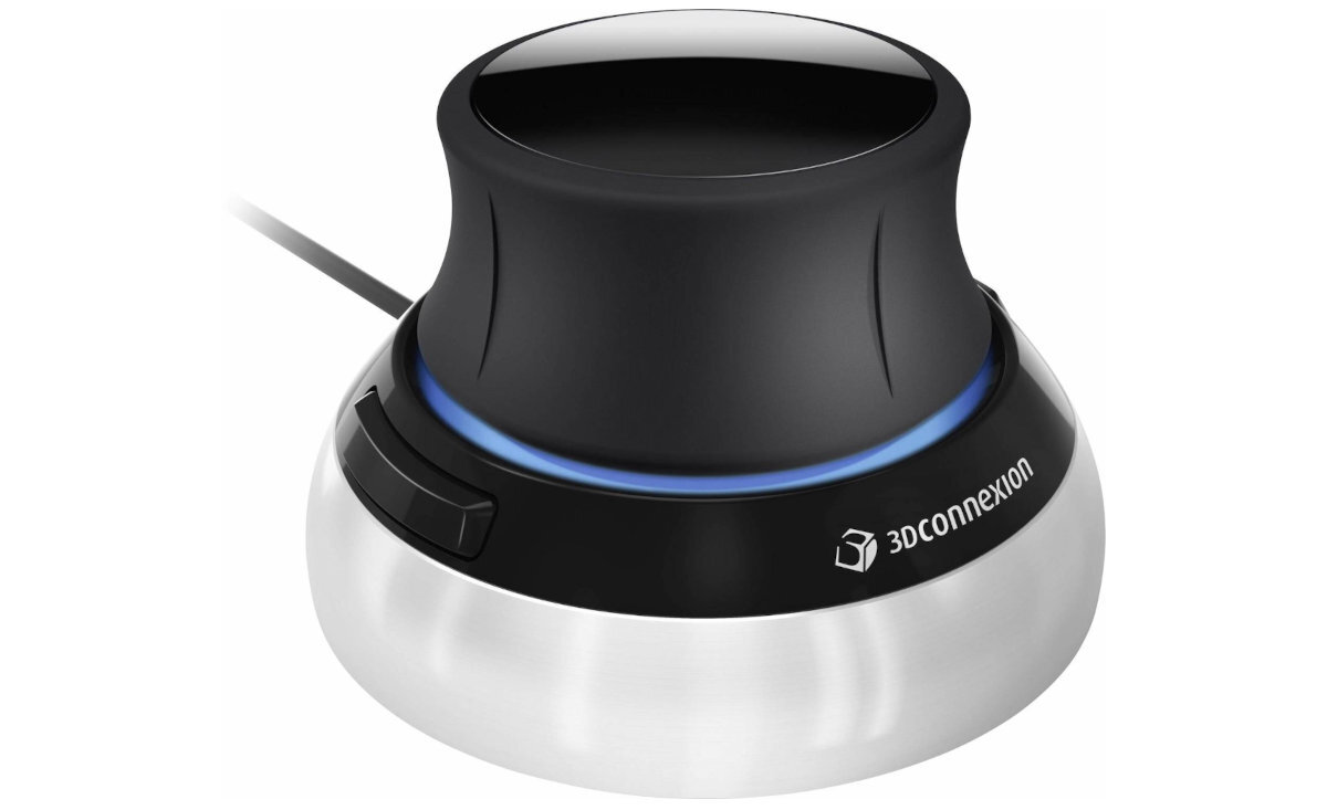 MYSZ 3DCONNEXION SPACEMOUSE COMPACT idealnie doprecyzowana konstrukcja