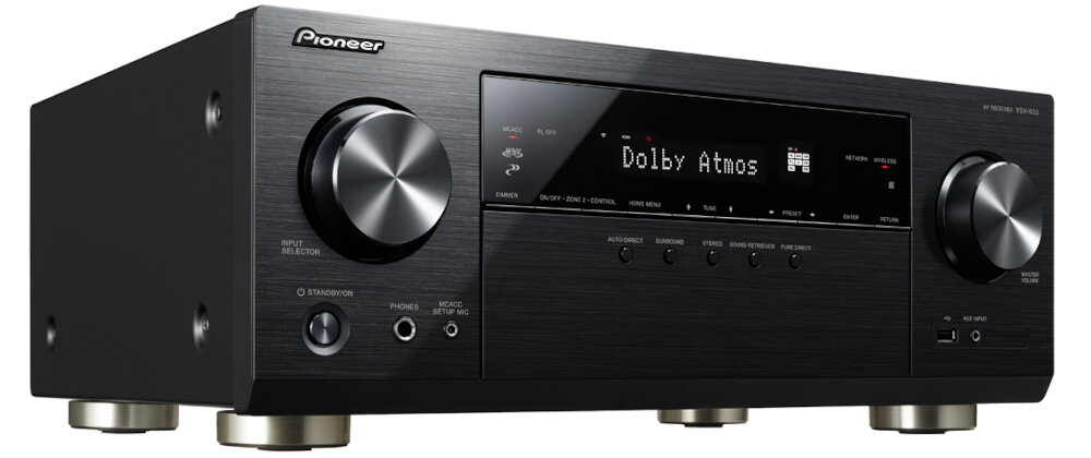 Kino domowe PIONEER VSX-933 + TAGA TAV606 - dźwięk
