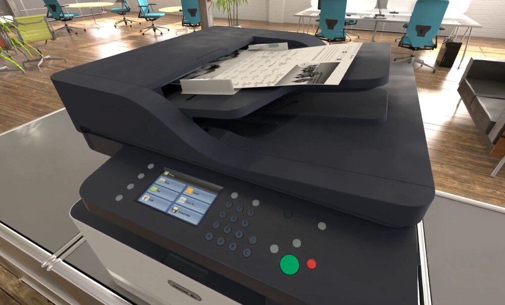 Urządzenie wielofunkcyjne XEROX B1025V U przeznaczenie drukowanie format prędkość