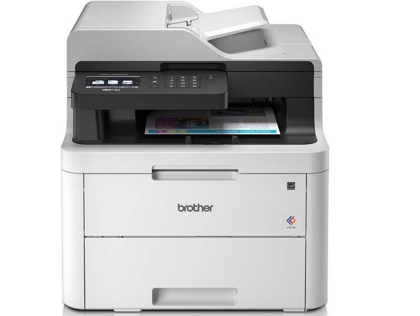 Загальний вигляд пристрою BROTHER MFC-L3730CDN, чіткий друк, контрастність, відмінна якість