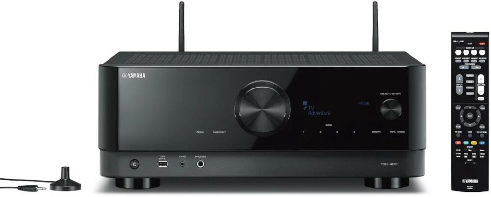 Kino domowe YAMAHA TSR-400 + NS-P41  - łączność