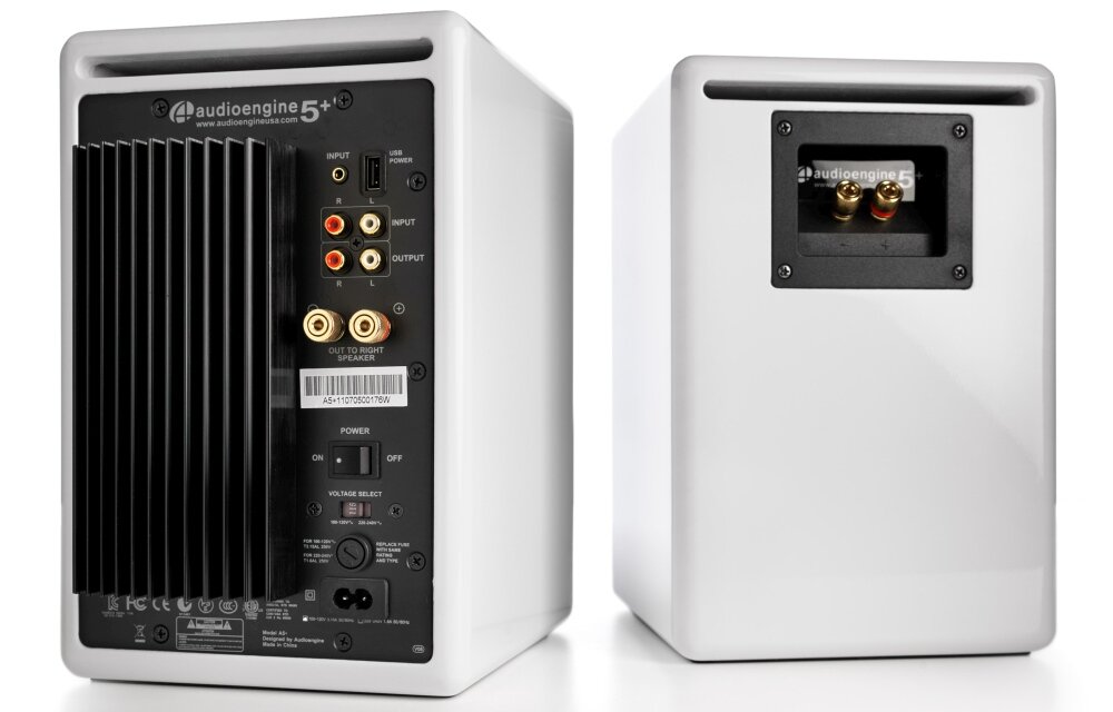 Kolumny głośnikowe AUDIOENGINE A5+ Impedancja kolor kolumny wykonanie brzmienie moc obsługa