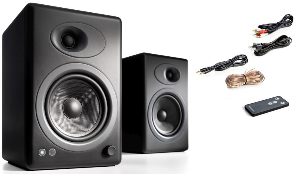 Kolumny głośnikowe AUDIOENGINE A5+ Impedancja kolor kolumny wykonanie brzmienie moc obsługa