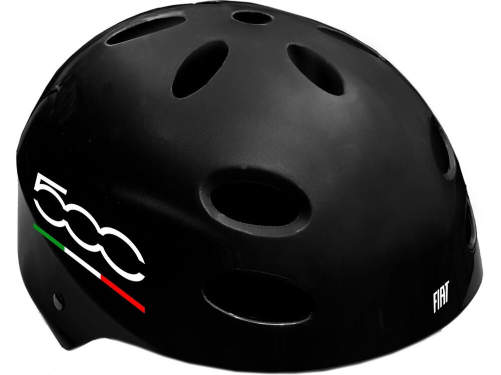 Kask rowerowy FIAT 500 Czarny (rozmiar L/XL) EPS regulacja wentylacja certyfikat