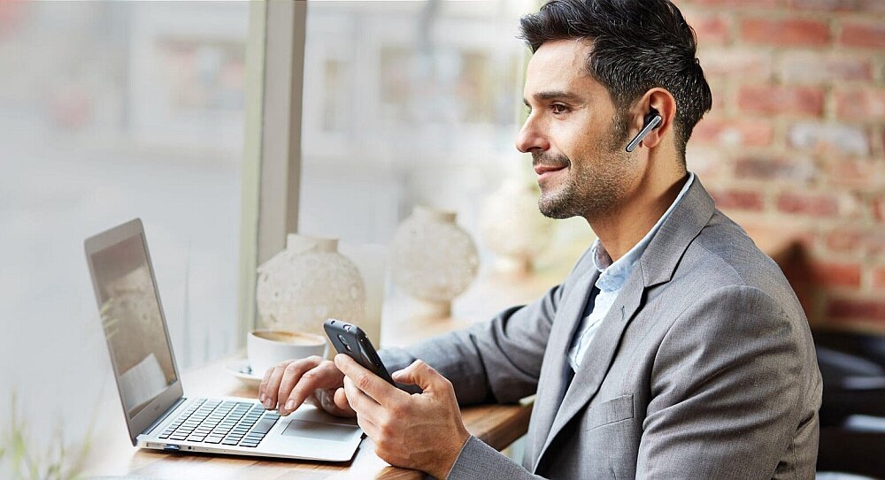 Słuchawka JABRA Talk 45 rozmowy łączność bluetooth