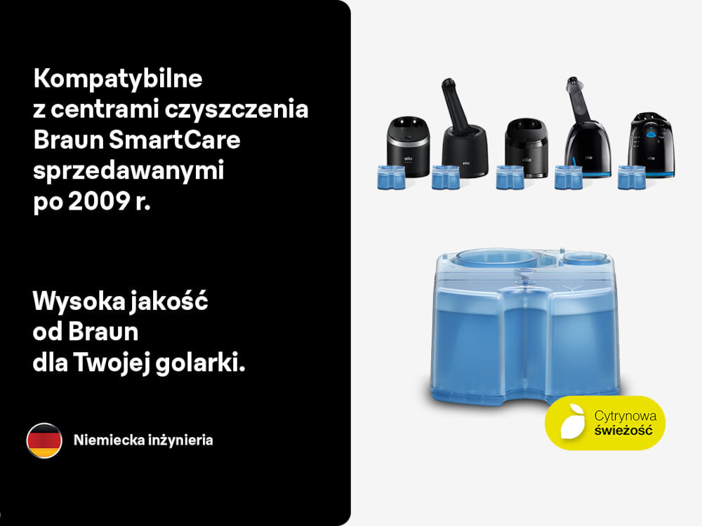 Wkład czyszczący do golarek BRAUN CCR4 kompatybilność