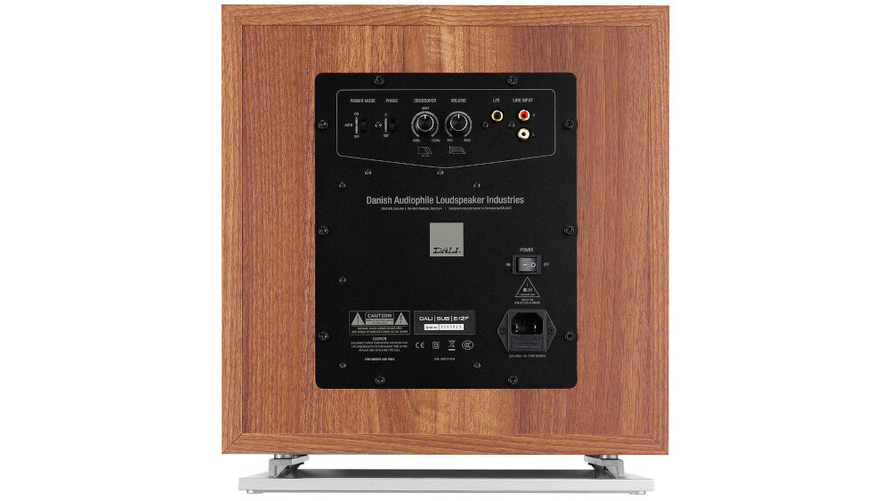 Subwoofer DALI SUBE-9F - regulacja