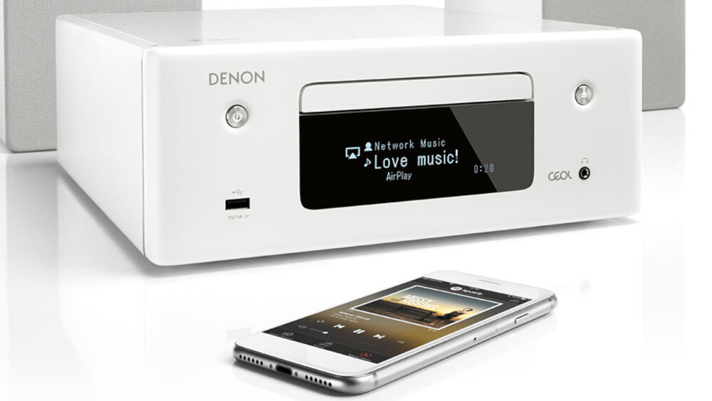 Amplituner DENON Ceol RCDN-10  - bluetooth