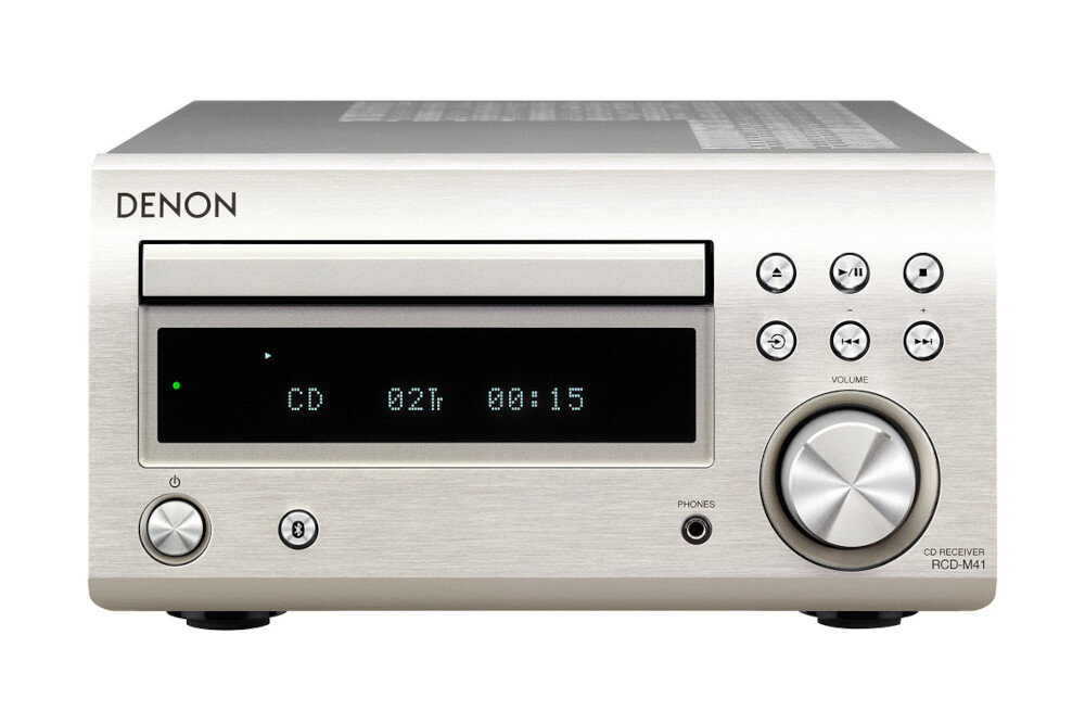 Mikrowieża DENON RCD-M41 - Możliwość rozbudowy systemu, wieża front