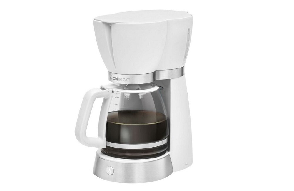 Ekspres CLATRONIC KA 3689 Biały przygotowanie dużej porcji kawy pojemny dzbanek automatyczne wyłączanie