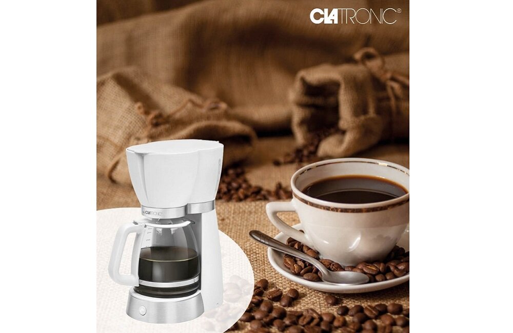 Ekspres CLATRONIC KA 3689 Biały Ekspres przelewowy filtry papierowe filtry metalowe
