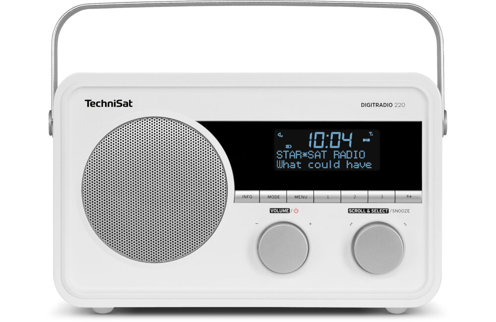 RADIOODBIORNIK TECHNISAT DIGITRADIO 220 DAB+ wyświetlacz użytkowanie pokrętła przyciski pilot 