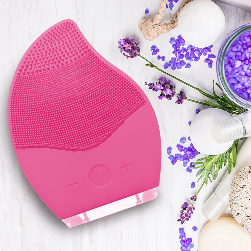 Szczotka do oczyszczania twarzy RIO BEAUTY FADC masaż twrazy dopasowanie wypustki