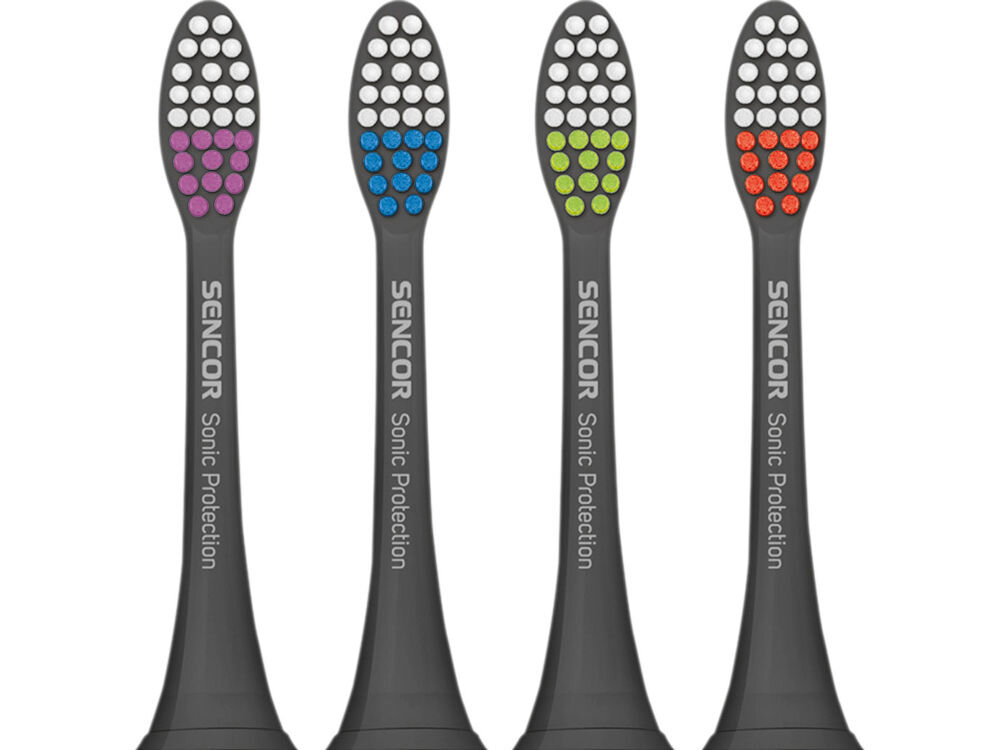 Końcówka szczoteczki SENCOR SOX 002BK (4 sztuki) włosie duo point