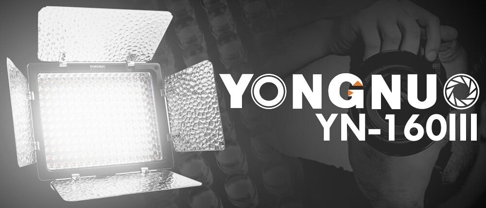 Lampa LED Yongnuo YN160 III - WB (3200 K - 5500 K)baner 'Yongnuo YN-160III'
