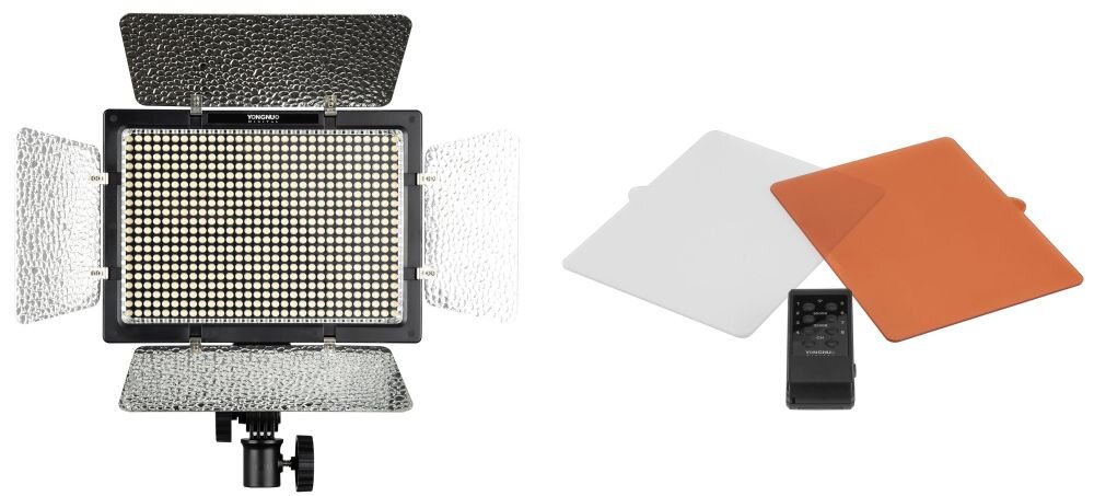 Lampa LED YONGNUO YN600L II WB barwa jasność zasilanie bateria montaż aparat zdjęcia filmy obsługa regulacja waga led wymiary
