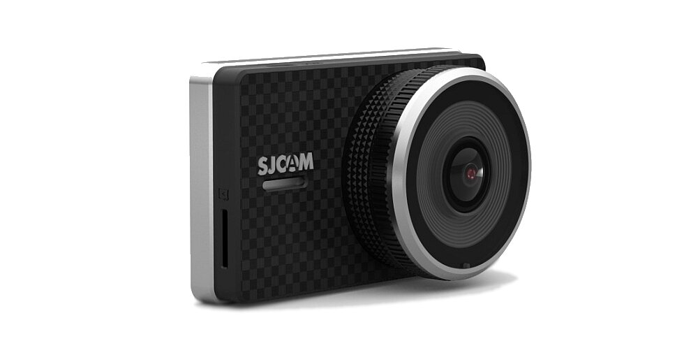 Wideorejestrator SJCAM SJCAM M30+ obraz obiektyw droga samochód jazda film rozdzielczość ekran monaż led 