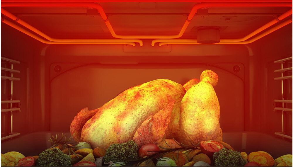 PIEKARNIK GRUNDIG GEIDD27000B Termoobieg równomierne pieczenie rozprowadzanie ciepła