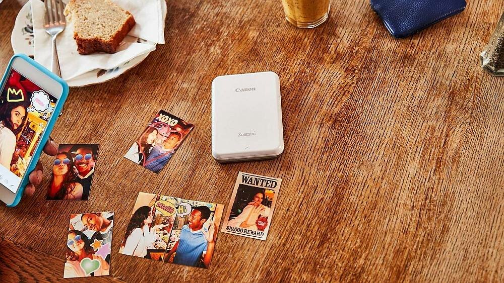 Drukarka CANON Zoemini zdjęcia drukowanie wydajność papier pojemność naklejki łączność bluetooth