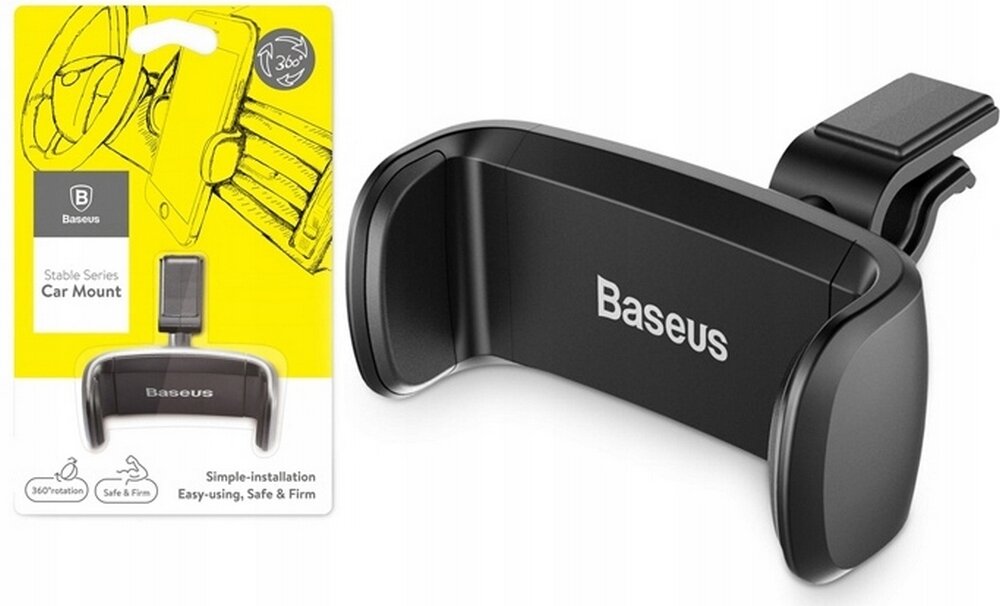 Uchwyt na telefon BASEUS SUGX-01 smartfon samochód nawigacja muzyka obsługa sterowanie dostęp 