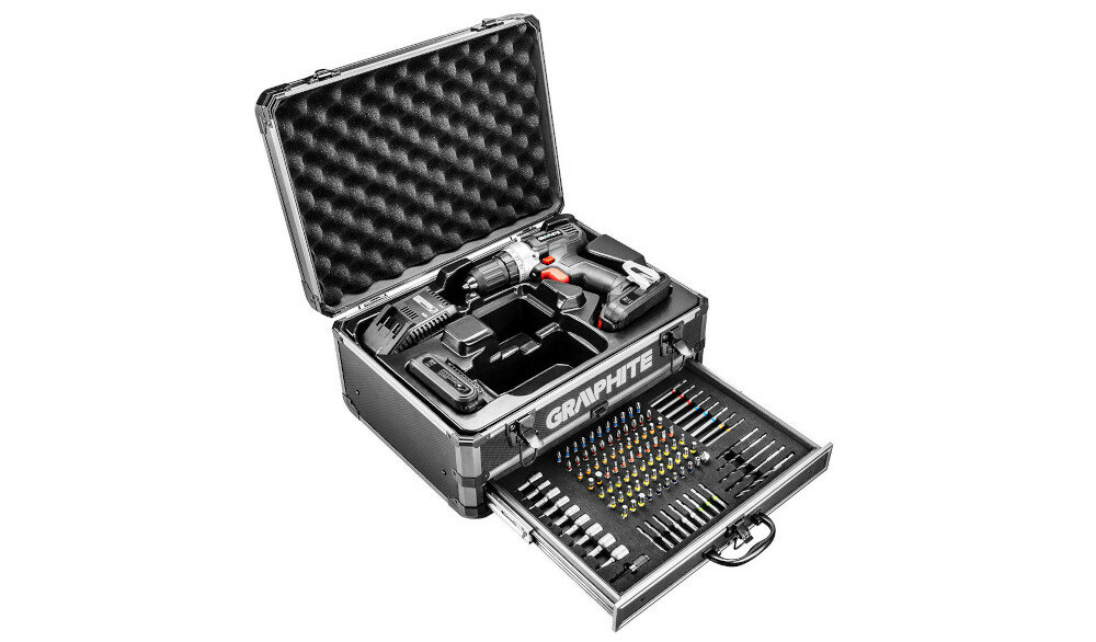 Wiertarko-wkrętarka GRAPHITE 58G000 + 58G003 niezawodna świetne parametry