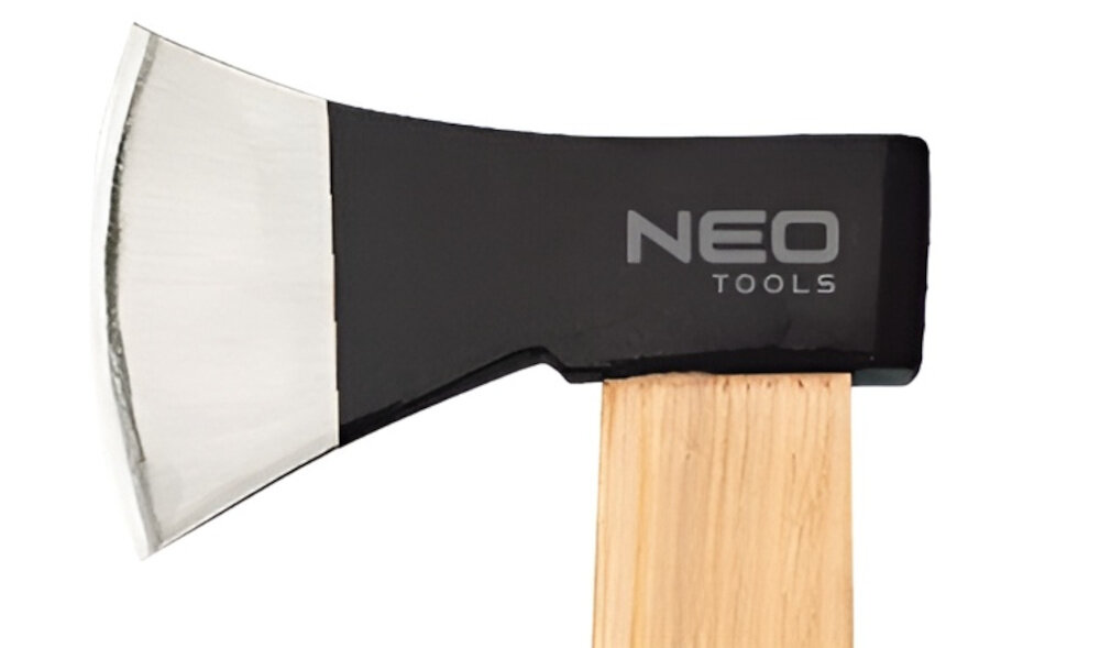 Siekiera NEO 27-012 1.25 kg glowica waga 1250 g grubosc 29 mm ze stali hartowanej wytrzymalosc na uszkodzenia mechaniczne odpornosc na zuzycie i korozje niezawodnosc trwalosc doskonala moc uderzenia