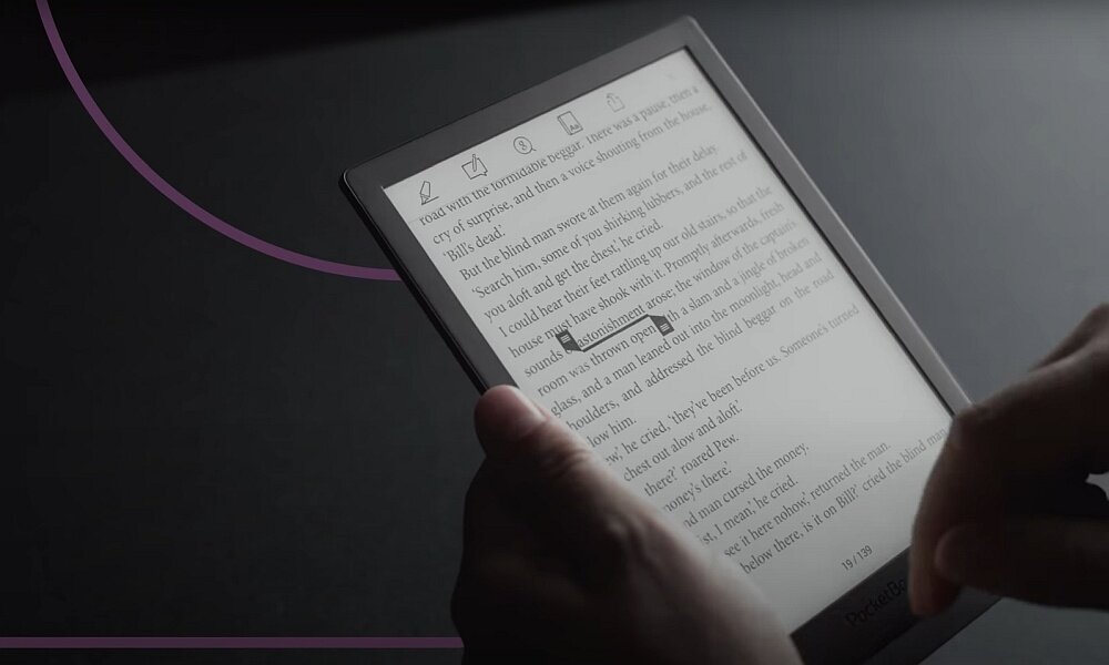 Czytnik E-Booków POCKETBOOK InkPad 3 ekran pojemność bateria waga wykonanie dysk rozdzielczość