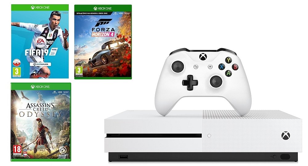 Konsola MICROSOFT XBOX ONE s gra w zestawie