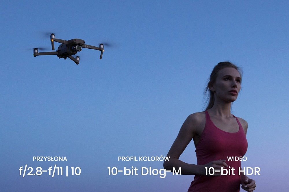 Dron DJI Mavic 2 Pro funkcje przysłona jakość nagrania hdr
