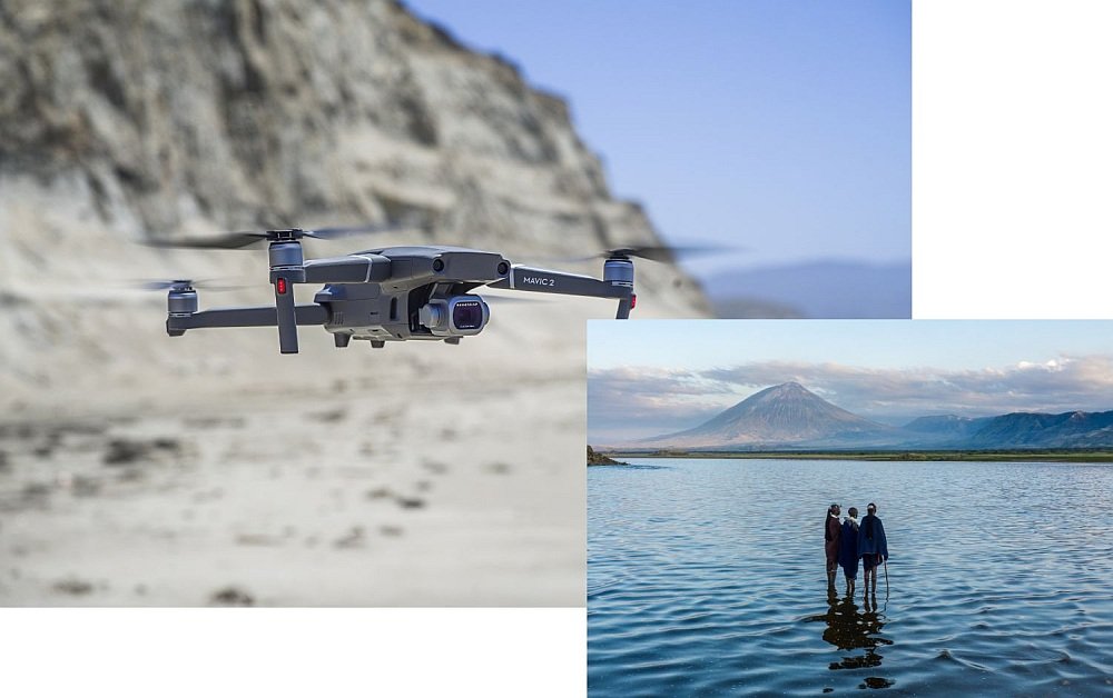 Dron DJI Mavic 2 Pro hdr kolory światło