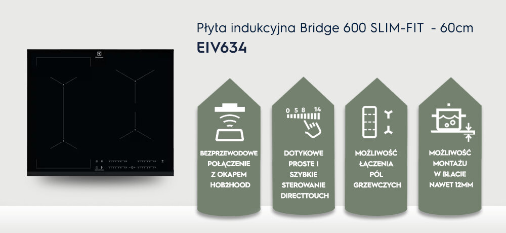 ELECTROLUX EIV634 SLIM-FIT Płyta indukcyjna - niskie ceny i opinie w ...
