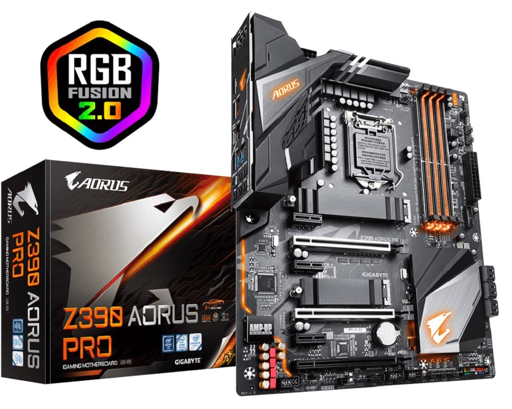 Płyta główna GIGABYTE Z390 AORUS PRO szybkie przesyłanie danych przepustowość 32 Gb/s