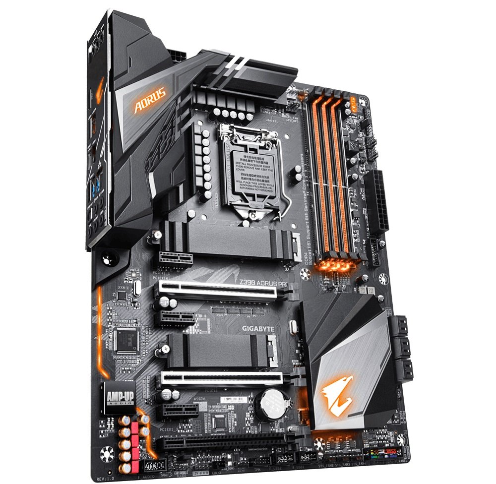 Płyta główna GIGABYTE Z390 AORUS PRO dzwięk Kodek ALC892 układ sieciowy cFosSpeed