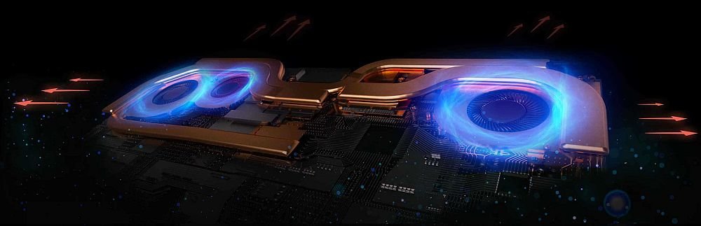 Laptop MSI GS65 Stealth Thin - Chłodzenie