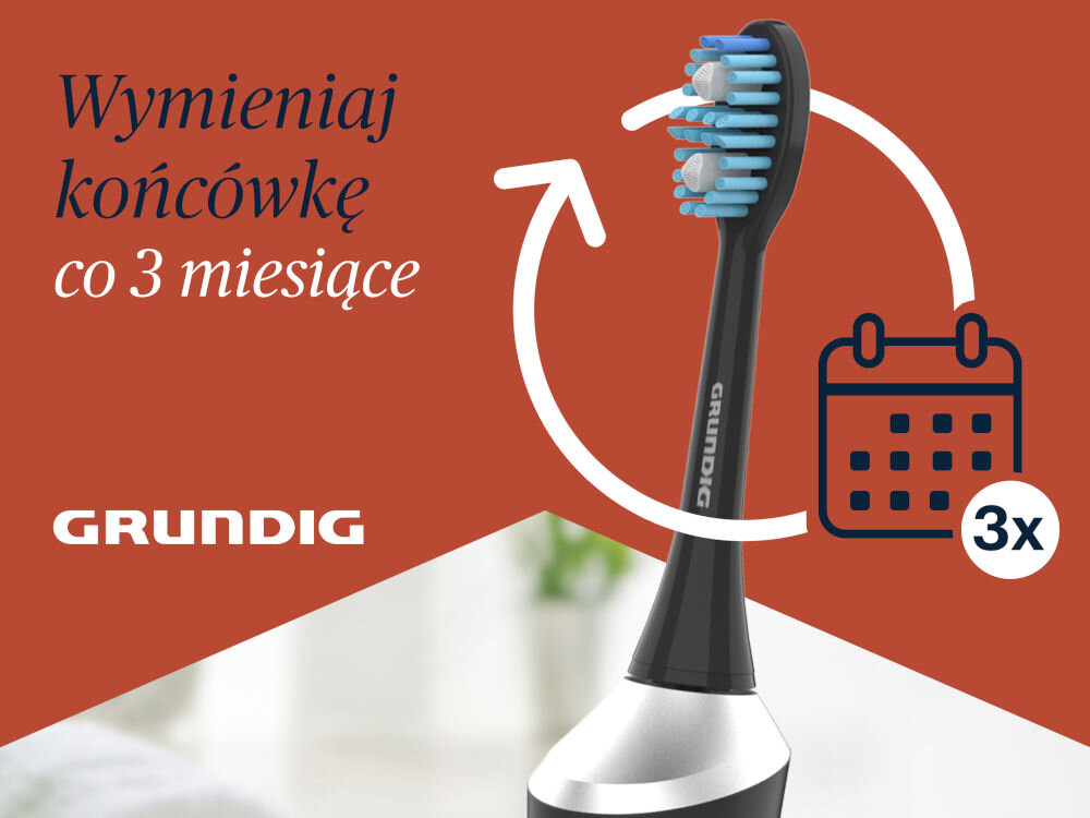 Końcówka szczoteczki GRUNDIG TBB 87 (2 szt.) wymiana co 3 miesiące