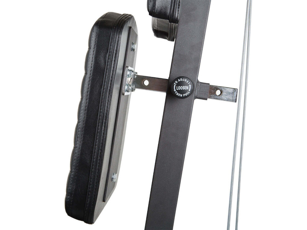 Atlas HAMMER Ultra Power Station 3-stopniowa regulacja oparcia w kierunku podnozkow dla osob o roznym wzroscie