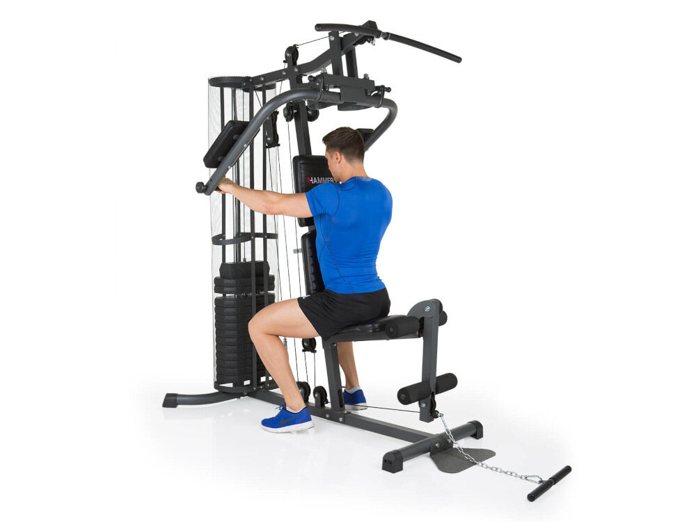 Atlas HAMMER Ultra Power Station drazek do wyciskania do cwiczenia klatki piersiowej plecow regulacja stosu