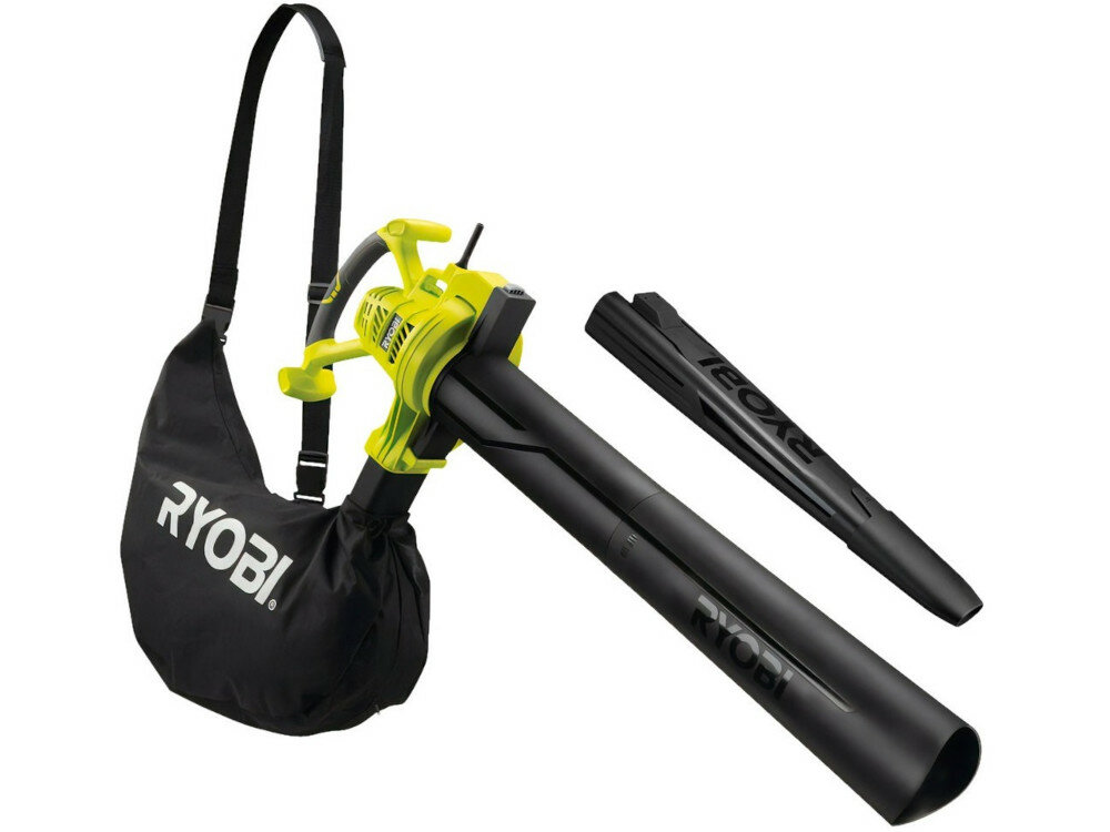 Dmuchawa do liści RYOBI RBV3000CSV ręczny elektryczny funkcja zasysania do worka wymiatanie liści worek 45-litrowy