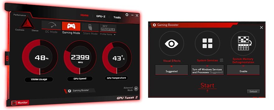 Karta graficzna ASUS Dual GeForce RTX 2070 8GB - ASUS GPU Tweak II
