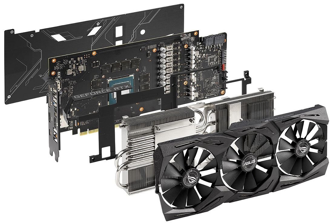 Karta graficzna ASUS GeForce Rog Strix RTX 2070 O8G GAMING OC - Auto-Extreme