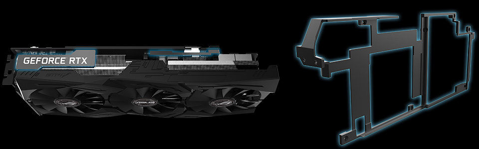 Karta graficzna ASUS GeForce Rog Strix RTX 2070 O8G GAMING OC - Wzmocniona konstrukcja