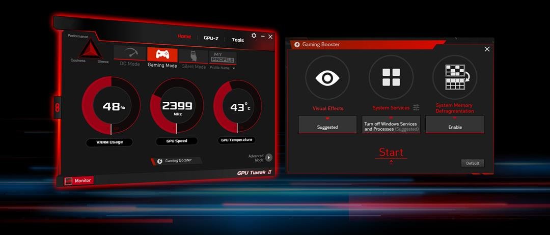 Karta graficzna ASUS GeForce Rog Strix RTX 2070 O8G GAMING OC - ASUS GPU Tweak II