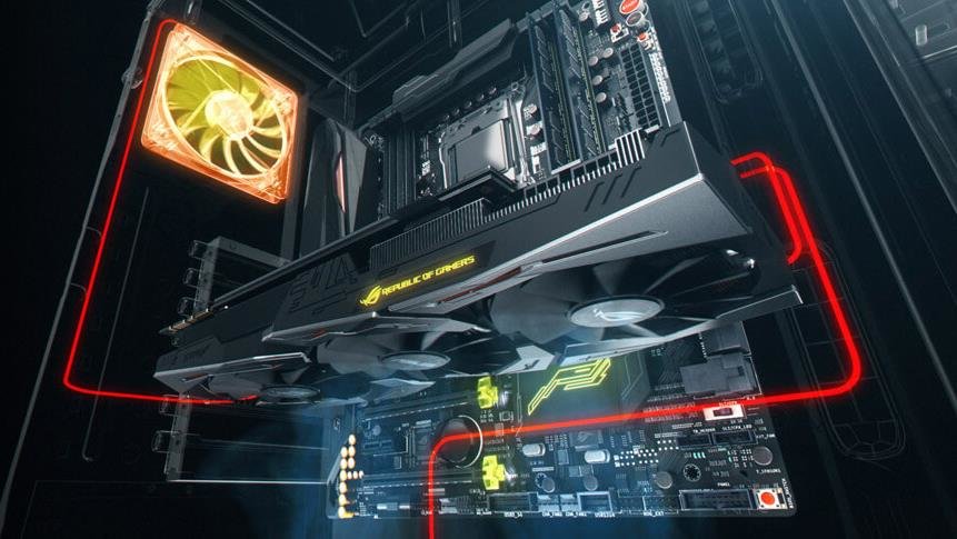 Karta graficzna ASUS GeForce Rog Strix RTX 2070 O8G GAMING OC - FanConnect II